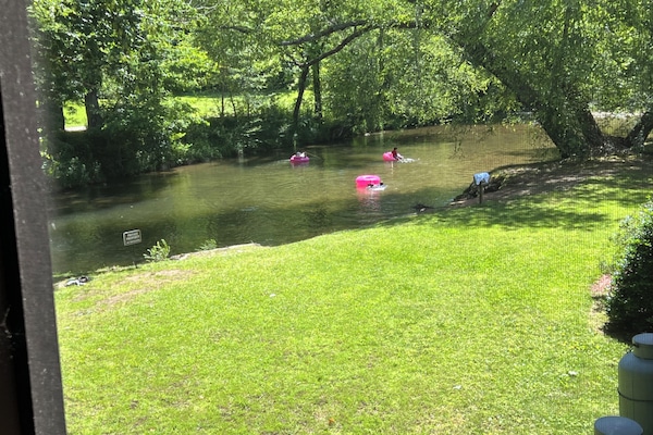 Chattahoochee River tubing out back