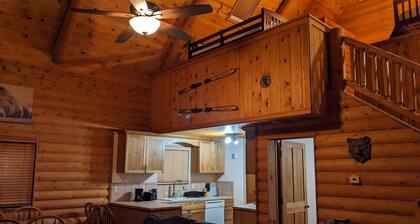 Very cool family cabin with bear theme decorations, two decks and much more.