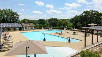 Indoor pool, outdoor pool