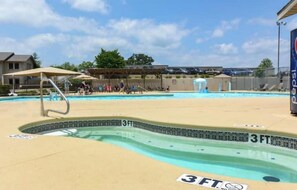 Indoor pool, outdoor pool