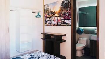 Departamento básico, 2 habitaciones, cocina, torre | Baño