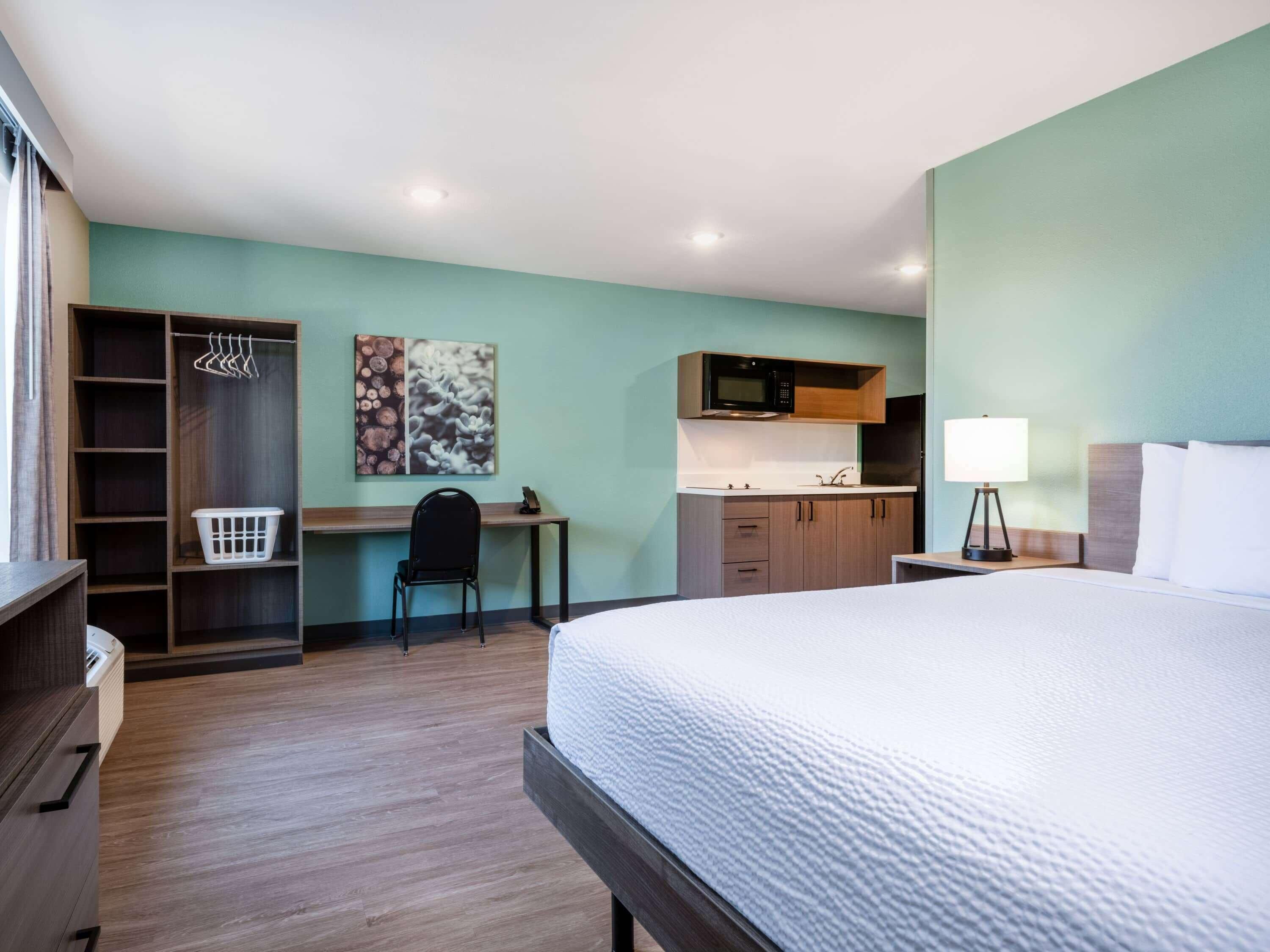 Egyptian cotton sheets, premium bedding, desk, blackout curtains