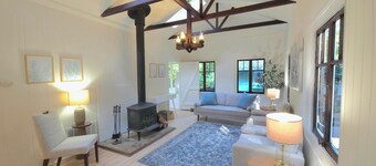 Pets welcome and no check-out chores at Redwood Grove Retreat!