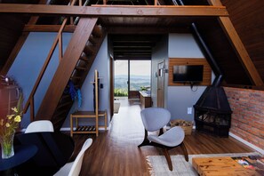Luxury Chalet | Living area - Casa da Mata (Sao Bento do Sul)