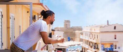 Uitzicht vanaf balkon