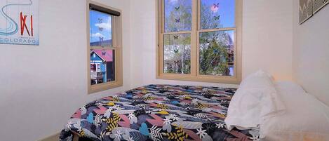2 bedrooms, travel crib, WiFi, bed sheets