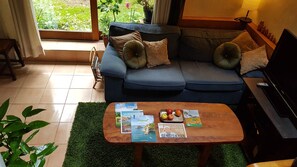 Télévision, cheminée