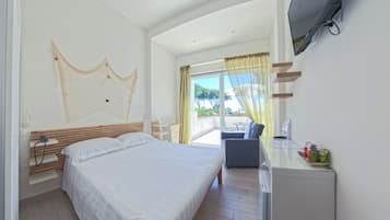 Superior Room, Balcony, Sea View | In-room safe, desk, iron/ironing board, free WiFi