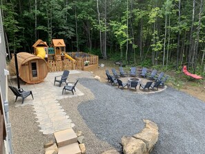 Terrace/patio - Spa and Mountain | Chalet du Verseau (Mandeville)