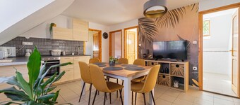 Spacious Apartment Near Lake Balaton for 7 person With Fully Equipped Kitchen