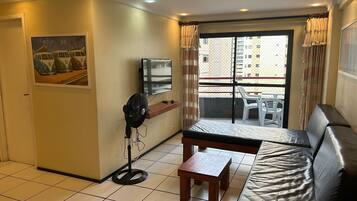 Basic Apartment, Lanai | 2 bedrooms, in-room safe, blackout curtains, iron/ironing board