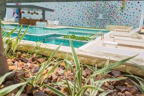 Una piscina riscaldata