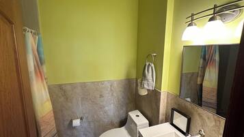 Towels, soap, toilet paper