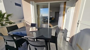 Deluxe Apartment, Sea View | Terrace/patio