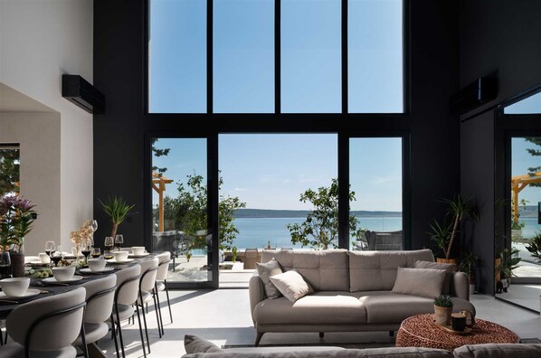 Living area - The luxurious Villa Soho (Starigrad)
