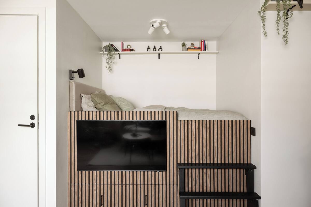 Standard-Studio, Küche | 1 Schlafzimmer, Verdunkelungsvorhänge, schallisolierte Zimmer