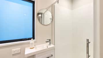 Shower, hair dryer