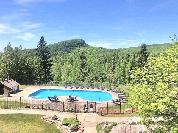 Indoor pool, a heated pool