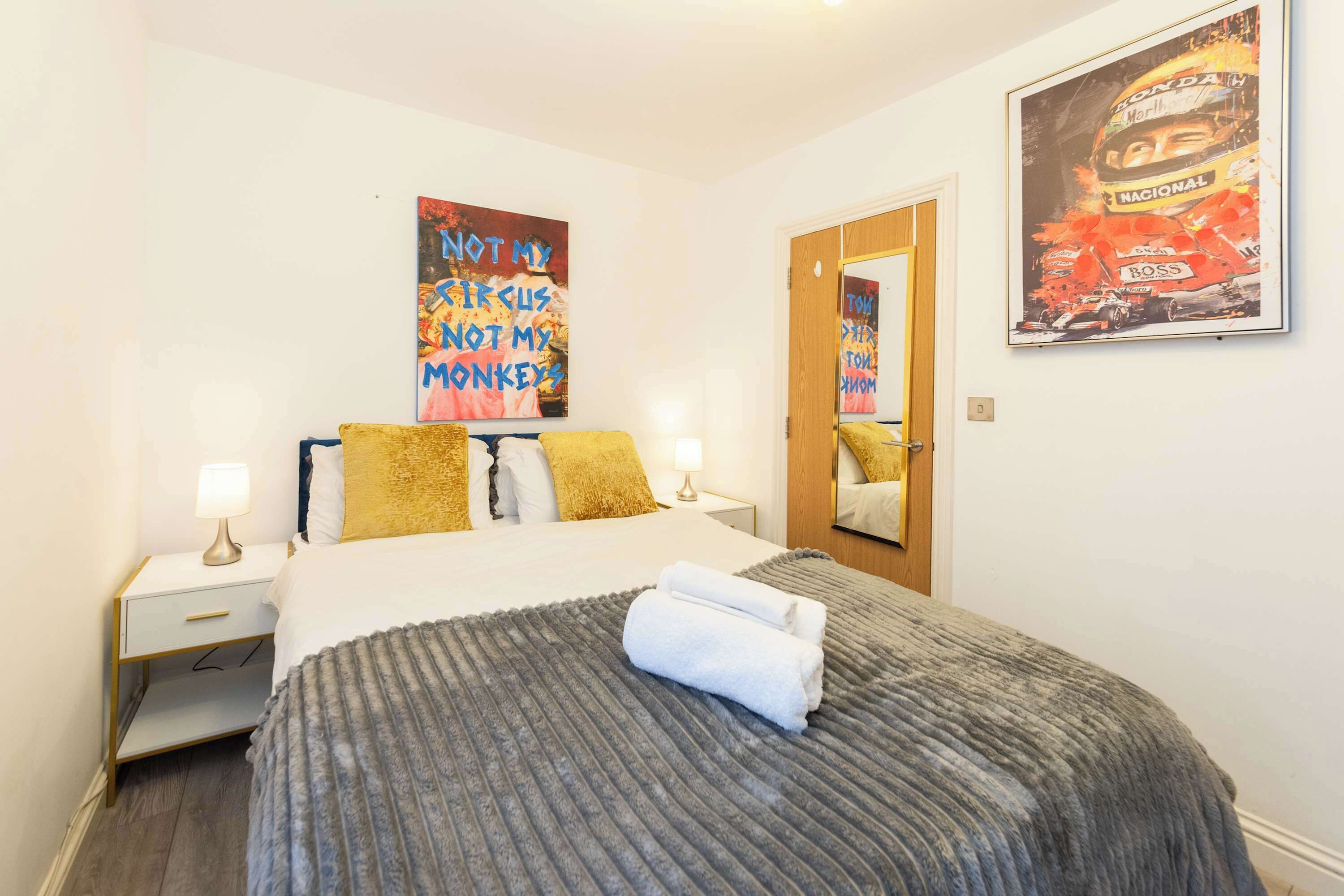 1 bedroom, iron/ironing board, free WiFi, bed sheets