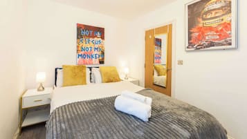 1 bedroom, iron/ironing board, free WiFi, bed sheets