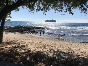 Liegestühle, Strandtücher