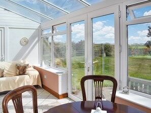 Living area - Escape to The Stables, a charming two-bedroom cottage near Silloth, Cumbria. (Beckfoor, near Silloth)