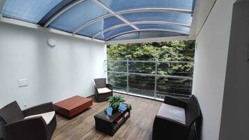 Double Room, City View | Terrace/patio