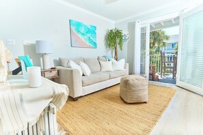 Condo, Multiple Beds, Balcony, Garden View (Summer Breeze D212) | Living area