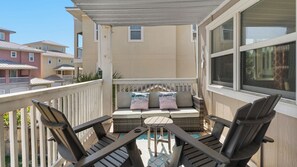 Condo, 1 King Bed with Sofa bed, Balcony, Garden View (Villas Bahama West 106) | Balcony view