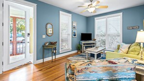 Hus, flere senger, terrasse, havutsikt (Emerald Rose) | Oppholdsområde