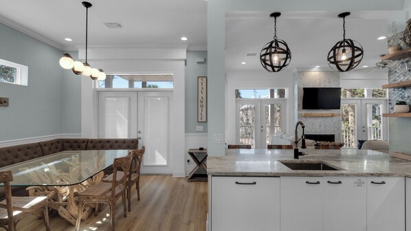 House, Multiple Beds, Patio, Garden View (Making Memories) | Private kitchen | Coffee/tea maker