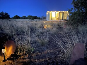 Exterior detail - Glass Pod near Grand Canyon (Ash Fork)