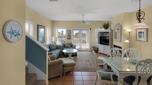 独立别墅, 多张床, 露台, 海洋景观 (Float Away) | 起居区