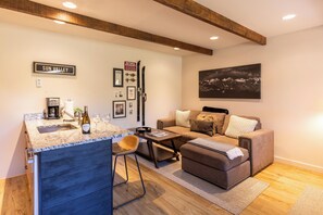 TV connectée, cheminée