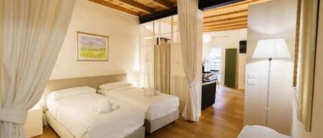 2 chambres, draps fournis