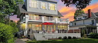 The Upper Deck-Geneva Lakefront Views |Public Beach Accross the Street |Balcony w/Lake Views |Grill