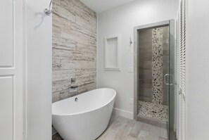 Shower, towels