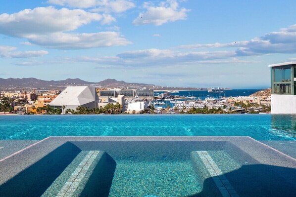 حمّام سباحة مُدفَّأ