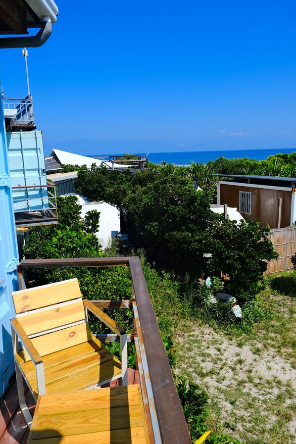 Deluxe Double Room, Patio, Partial Ocean View | Terrace/patio - The Reef (Lyudao)