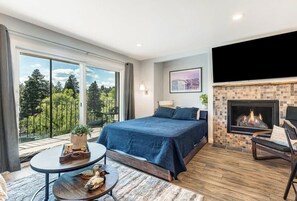 1 slaapkamer, een bureau, een strijkplank/strijkijzer, gratis wifi