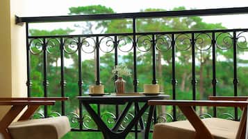 Habitación Deluxe doble, vistas a la ciudad | Ropa de cama de alta calidad y edredones de plumas