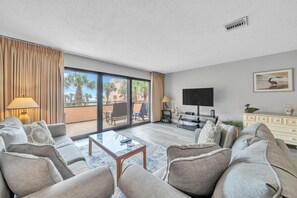 Condo, Multiple Beds (Aegean 212) | Living area - Aegean 212 (Destin)