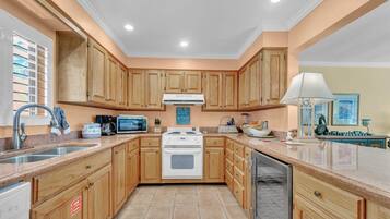 Condo, Multiple Beds (Aegean 215) | Private kitchen | Oven, toaster