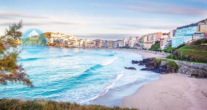 AG Piso Dúplex A Terraciña de Malpica 1ª Línea mar