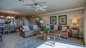 Condo, Multiple Beds (Aegean 309) | Living area - Aegean 309 (Destin)