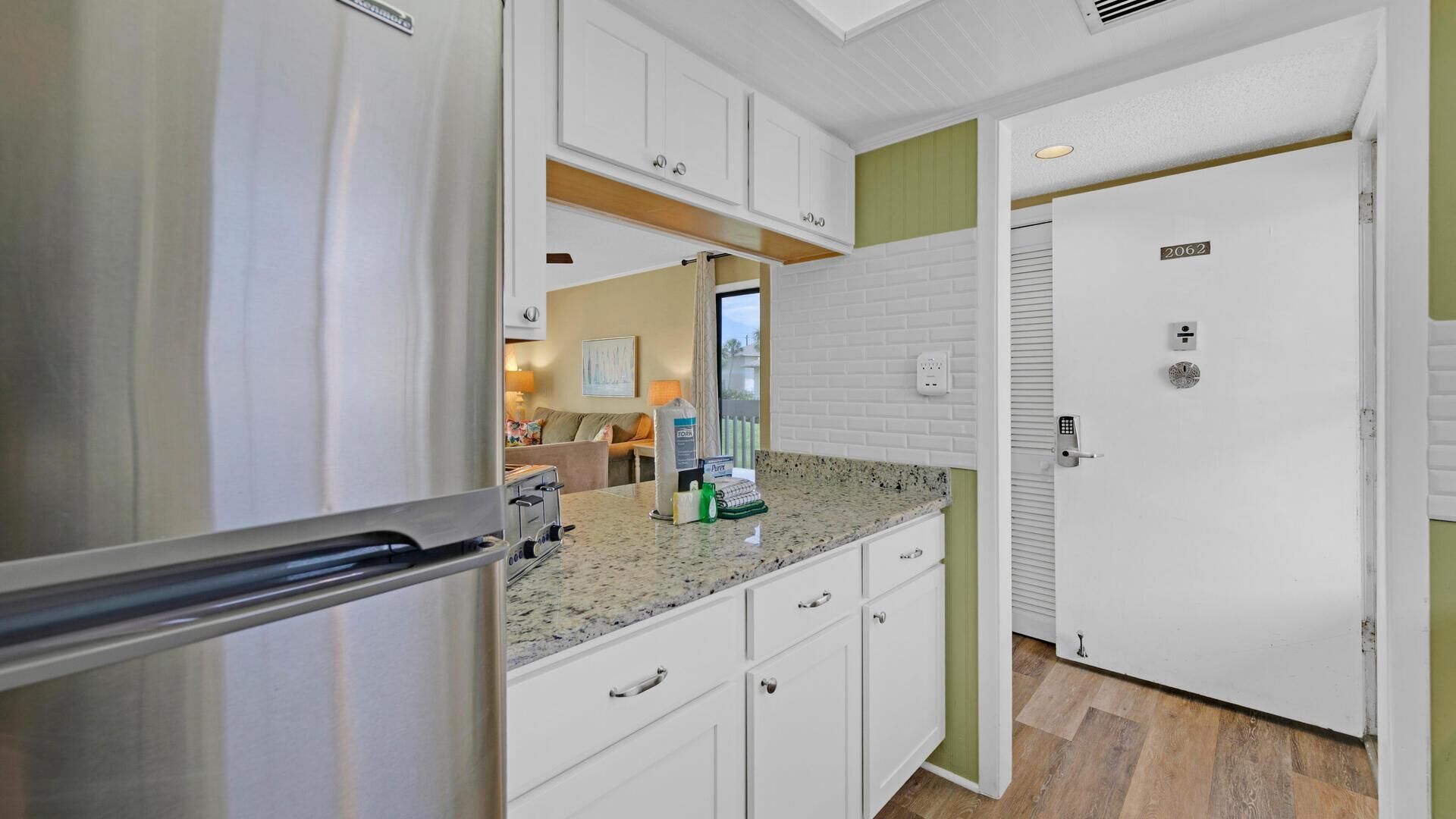 公寓式客房, 1 张特大床和 1 张沙发床 (Sandpiper Cove 2062) | 私人厨房