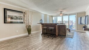 Condo, Multiple Beds, Canal View (Dolphin Point 402B) | Living area - Dolphin Point 402b (Destin)