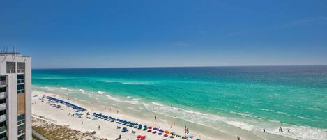Lejlighed - flere senge - havudsigt (Shoreline Towers 2124) | Strand | På stranden