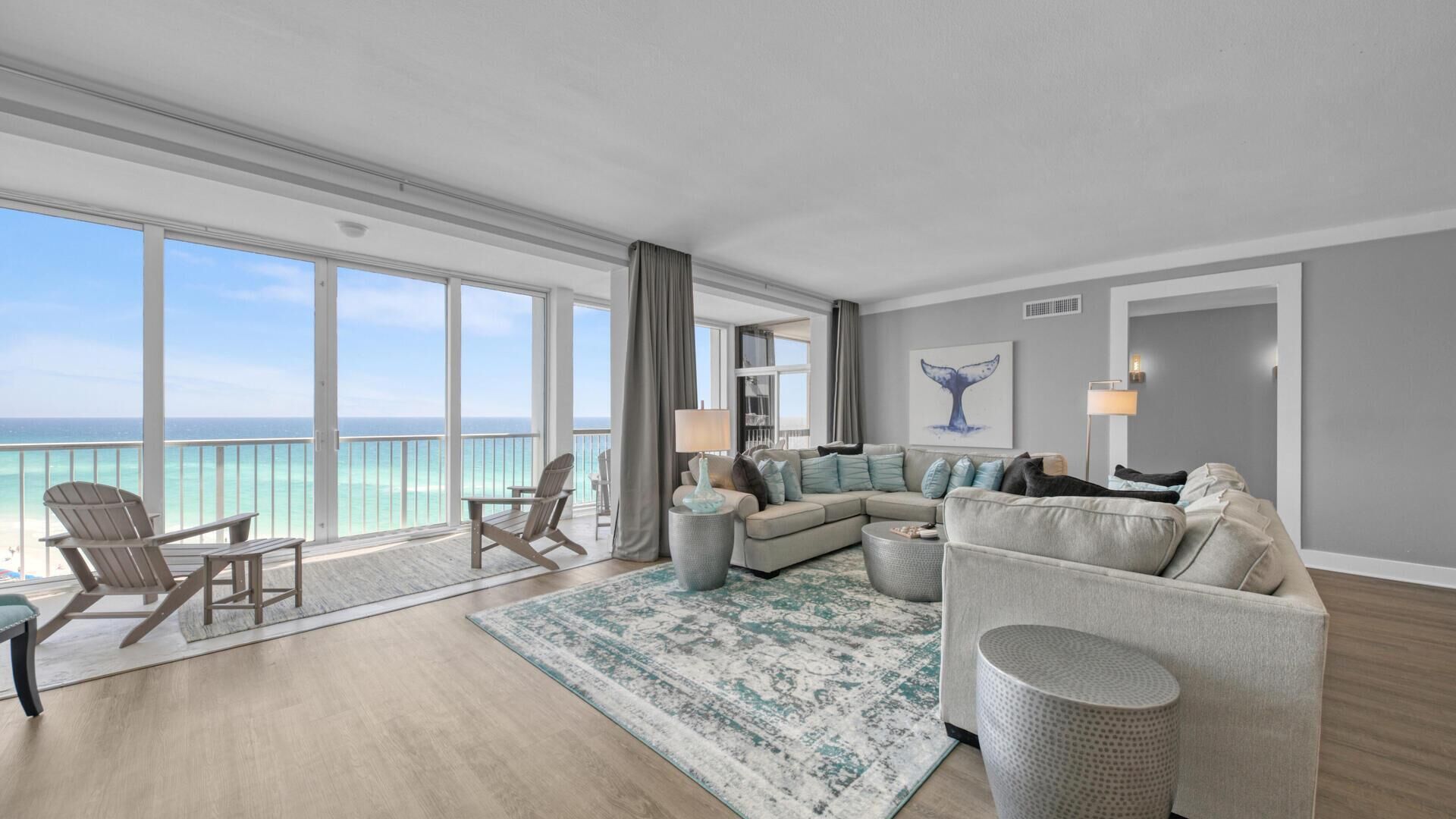 Condo, Multiple Beds, Ocean View (Shoreline Towers 2124) | Living area