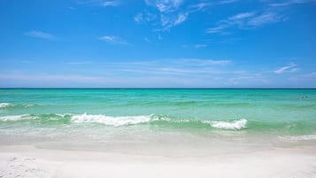 Condo, 1 King Bed with Sofa bed, Beach View (Pelican Beach 307) | Beach | Private beach, white sand, beach bar
